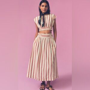 NWOT Free People Whatta Sight Set (top and skirt)